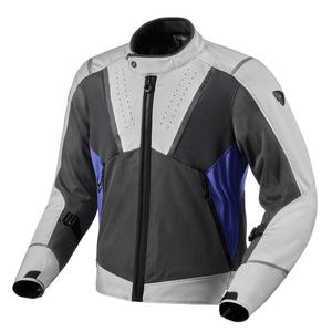 Giacca da moto Revit Airwave 4 grigio chiaro-blu
