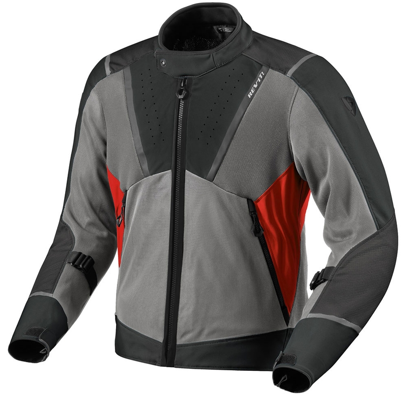 Giacca da moto Revit Airwave 4 Antracite-Rosso