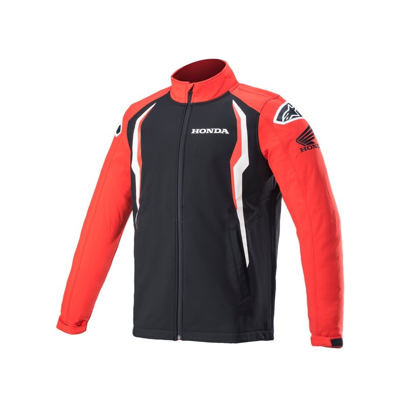 Giacca da moto Alpinestars Honda rossa e nera