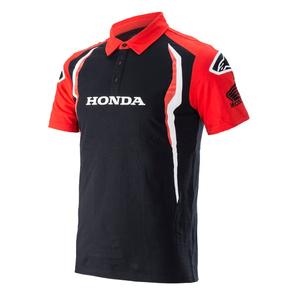 Polo Alpinestars Honda rosso e nero