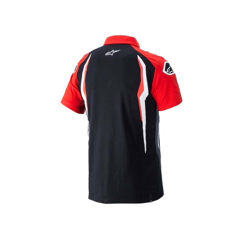 Polo Alpinestars Honda rosso e nero