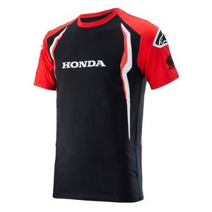Maglietta Alpinestars Honda rossa e nera 2024