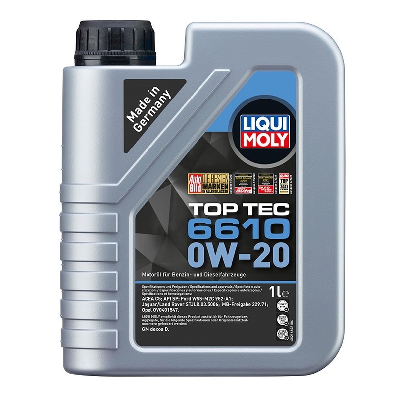 LIQUI MOLY Top Tec 6610 0W-20 Olio motore sintetico 1 l