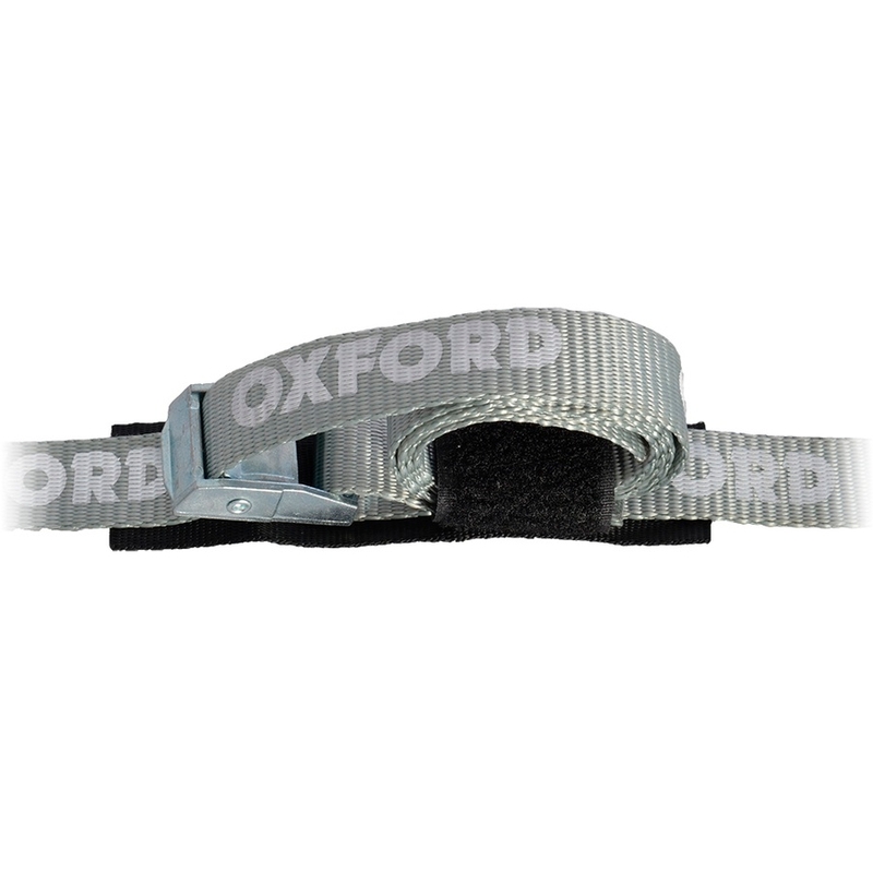 Cinghie Oxford Cam Cinghie regolabili con fissaggio in velcro allentato grigio