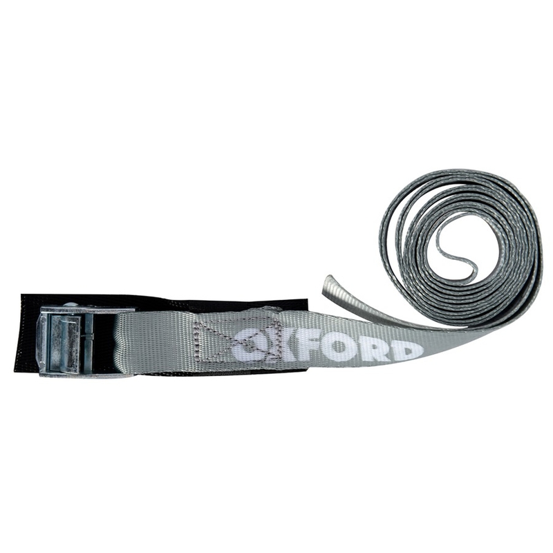 Cinghie Oxford Cam Cinghie regolabili con fissaggio in velcro allentato grigio