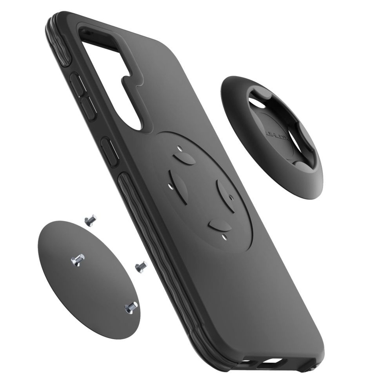 Cover protettiva Interphone QUIKLOX Tetraforce per Samsung Galaxy S24 nero