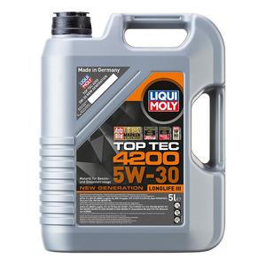 LIQUI MOLY Top Tec 4200 5W-30 Olio motore sintetico di nuova generazione da 5 l