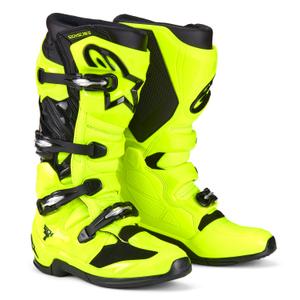 Stivali da moto Alpinestars Tech 7 giallo fluo e nero 2025