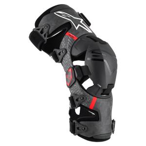 Ginocchiere Alpinestars Supertech RK-10 Plasma nere-rosse