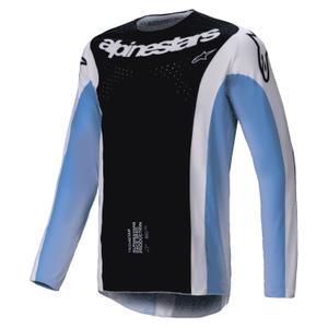 Alpinestars Techstar Melt maglia da motocross nera e blu