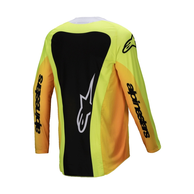 Alpinestars Techstar Melt Maglia da motocross gialla e nera