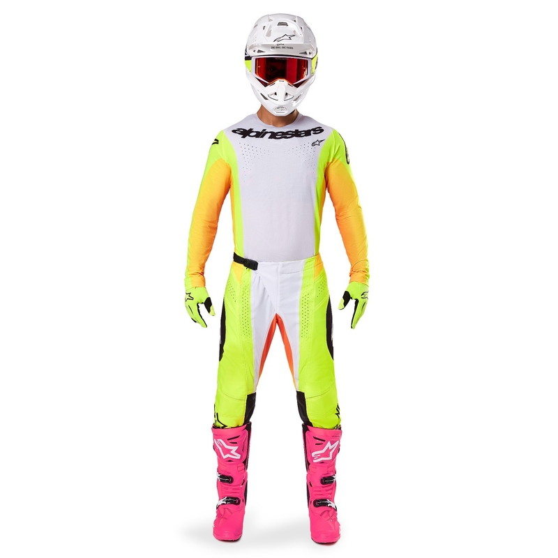 Alpinestars Techstar Melt Maglia da motocross gialla e nera