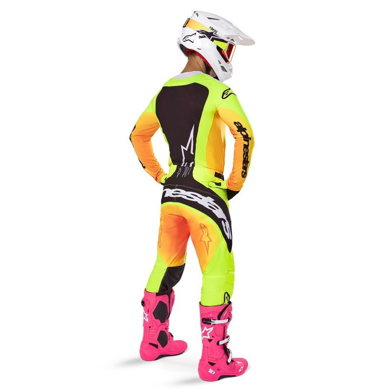Alpinestars Techstar Melt Maglia da motocross gialla e nera