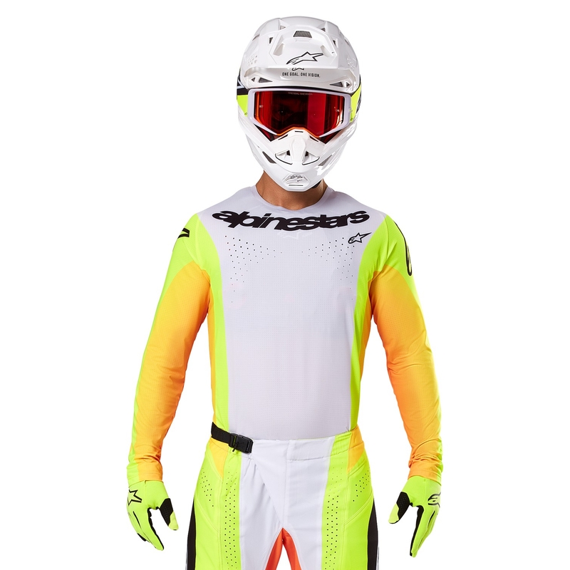 Alpinestars Techstar Melt Maglia da motocross gialla e nera
