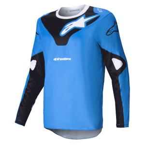 Alpinestars Racer Veil maglia da motocross blu e nera