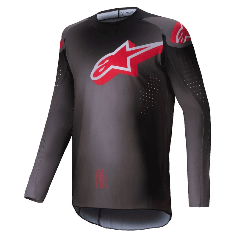 Maglia da motocross Alpinestars Supertech Lipan Smoke Red