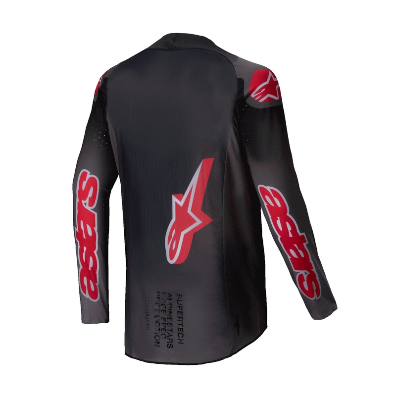 Maglia da motocross Alpinestars Supertech Lipan Smoke Red