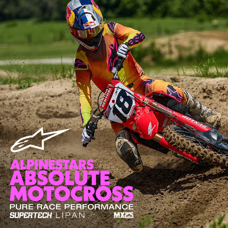 Maglia da motocross Alpinestars Supertech Lipan giallo-rosa