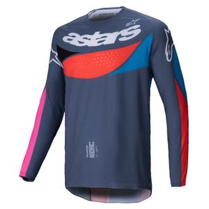 Alpinestars Techstar Dreem maglia da motocross grigio-multicolore