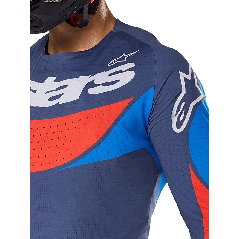 Alpinestars Techstar Dreem maglia da motocross grigio-multicolore