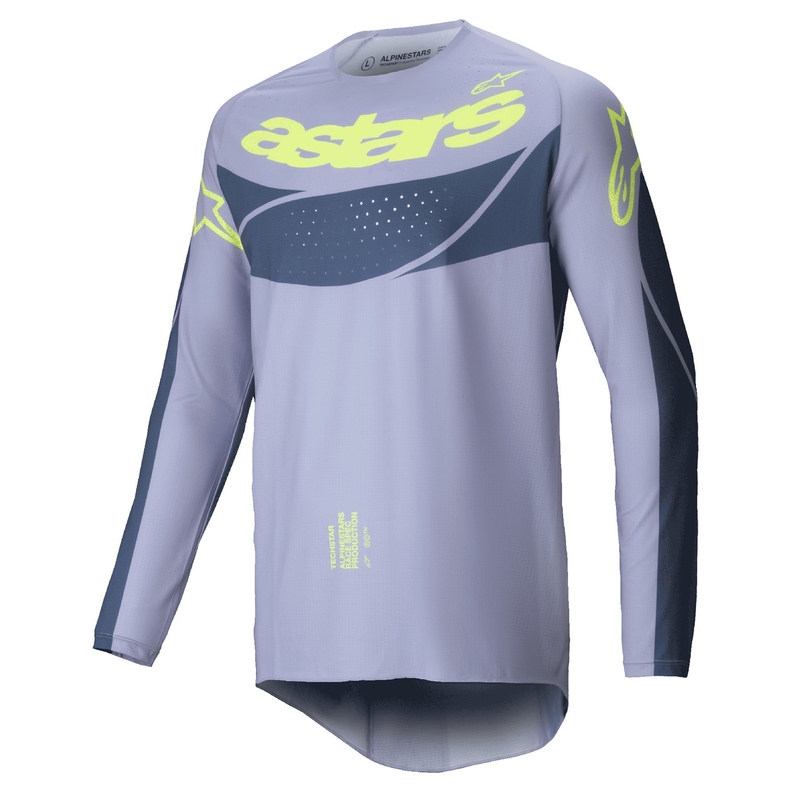 Alpinestars Techstar Dreem maglia da motocross grigio-grigio scuro