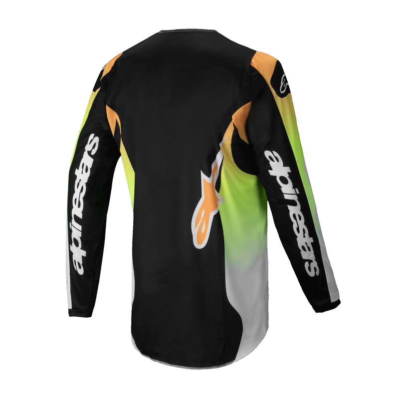 Maglia Alpinestars Fluid Wurx Motocross giallo e nero