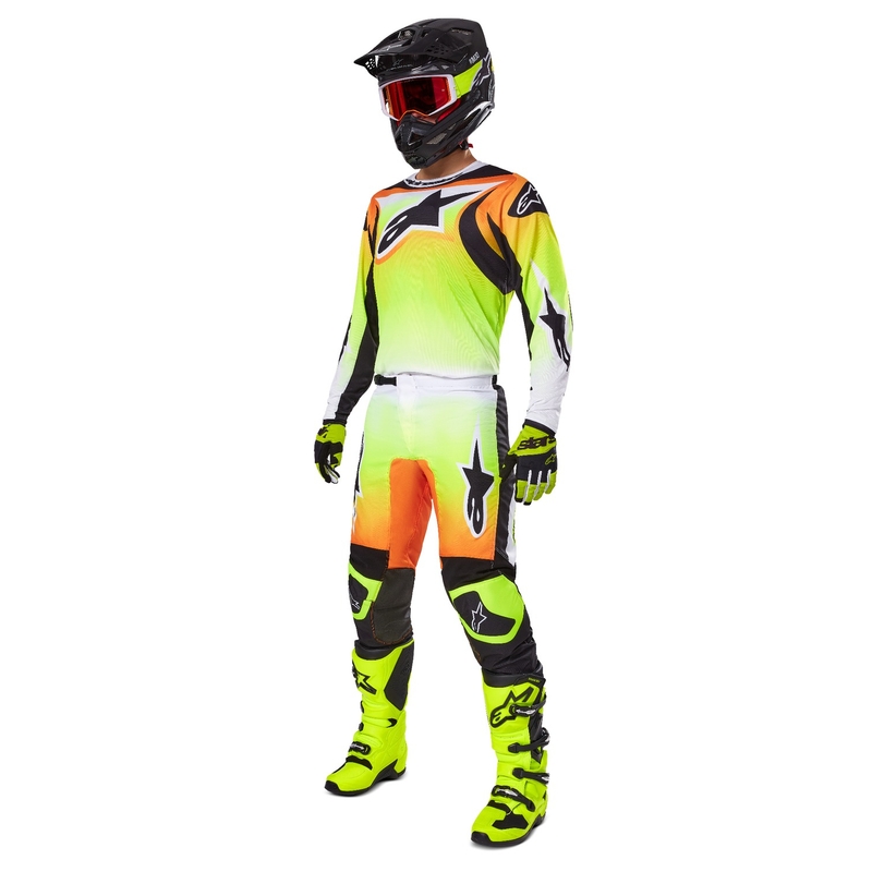 Maglia Alpinestars Fluid Wurx Motocross giallo e nero