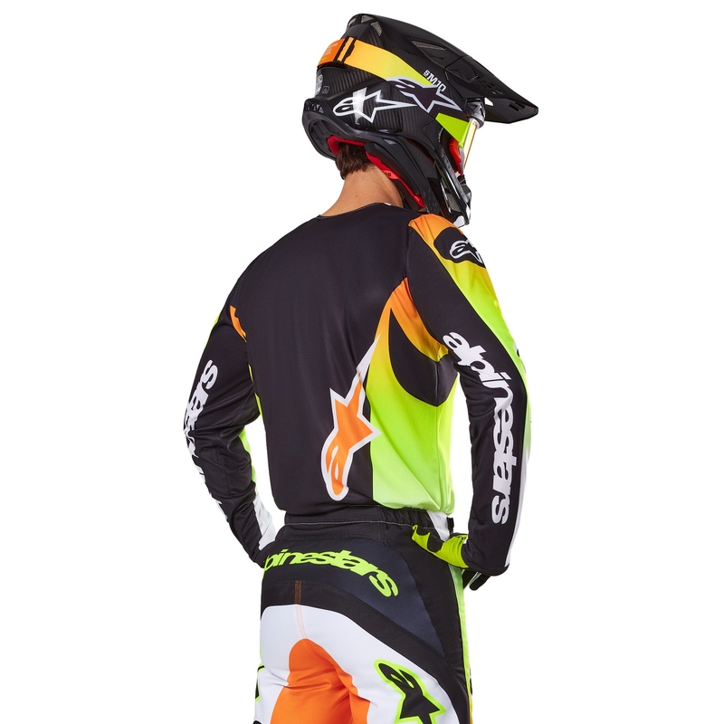 Maglia Alpinestars Fluid Wurx Motocross giallo e nero