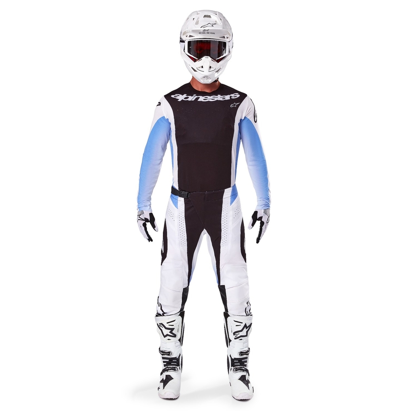 Alpinestars Techstar Melt Pantaloni da motocross nero e blu