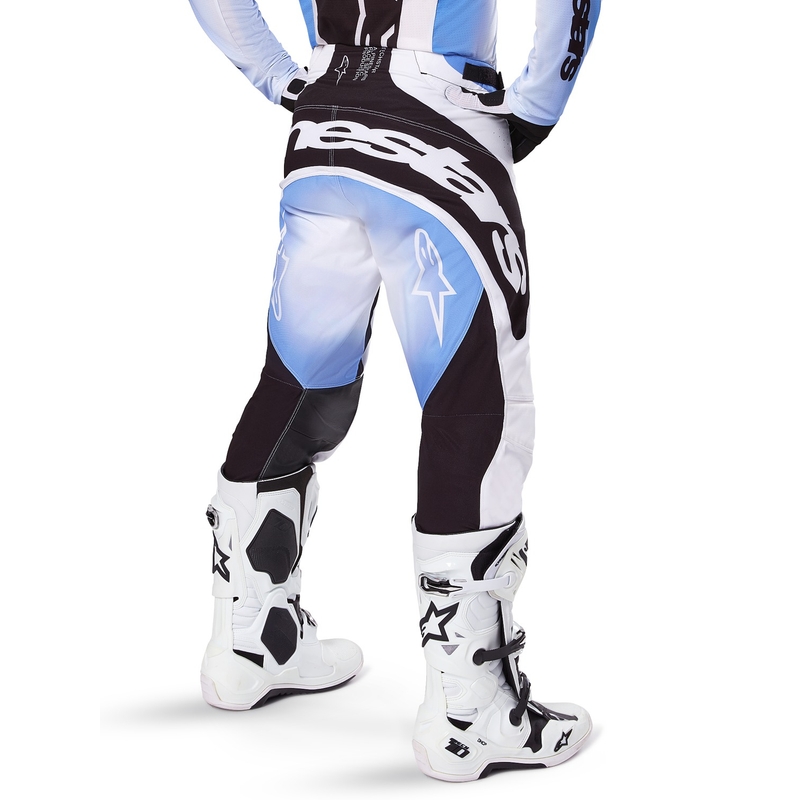 Alpinestars Techstar Melt Pantaloni da motocross nero e blu