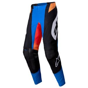Alpinestars Techstar Melt Pantaloni da motocross arancione e blu