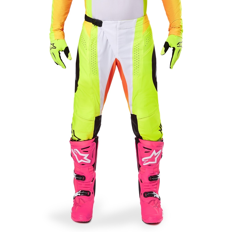 Alpinestars Techstar Melt Pantaloni da motocross giallo e nero