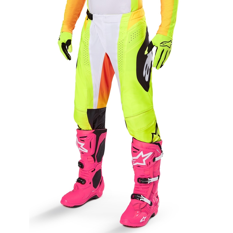 Alpinestars Techstar Melt Pantaloni da motocross giallo e nero