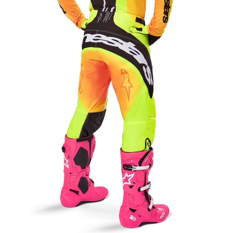 Alpinestars Techstar Melt Pantaloni da motocross giallo e nero