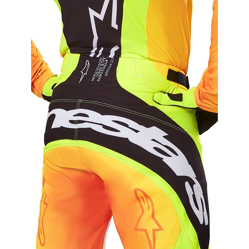 Alpinestars Techstar Melt Pantaloni da motocross giallo e nero