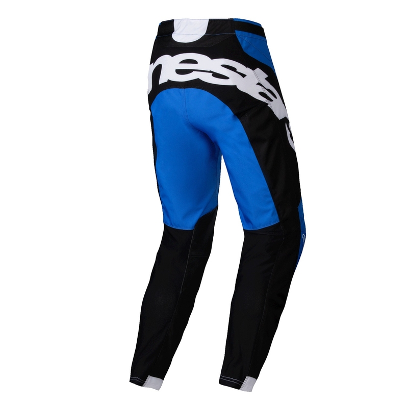 Alpinestars Racer Veil Pantaloni da motocross blu e neri