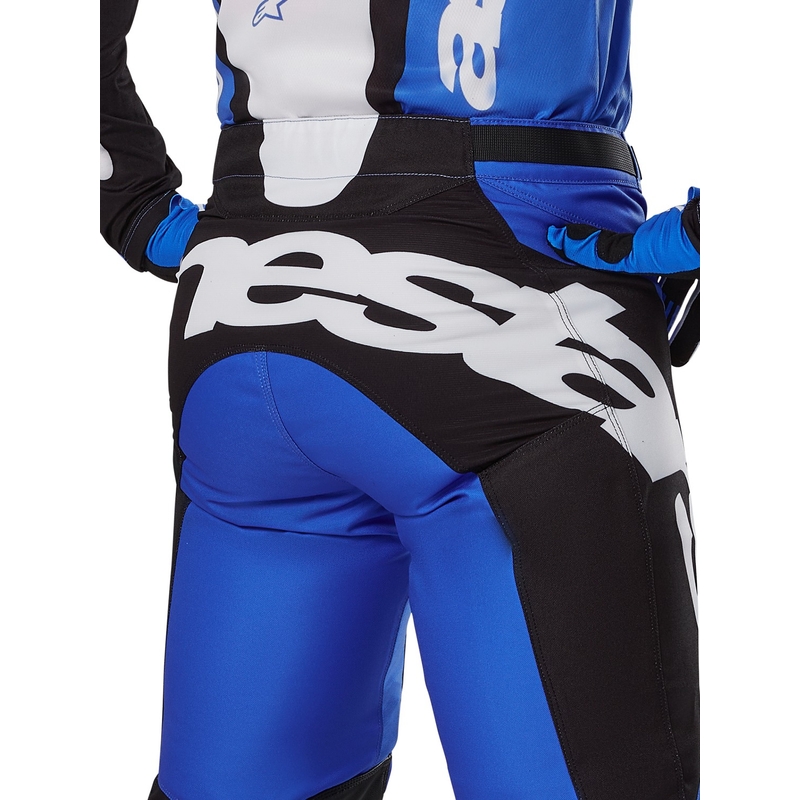 Alpinestars Racer Veil Pantaloni da motocross blu e neri