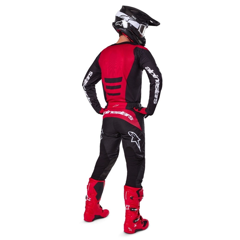 Alpinestars Fluid Haul Pantaloni da motocross bianchi e neri