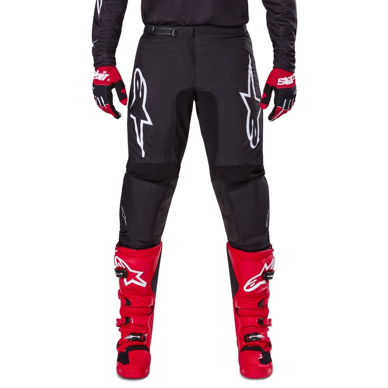 Alpinestars Fluid Haul Pantaloni da motocross bianchi e neri