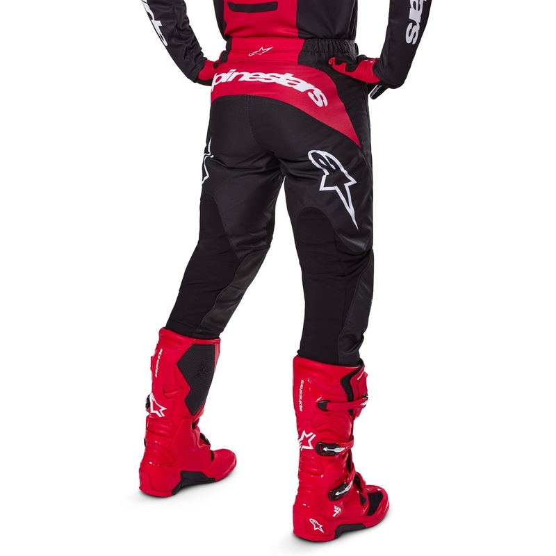 Alpinestars Fluid Haul Pantaloni da motocross bianchi e neri