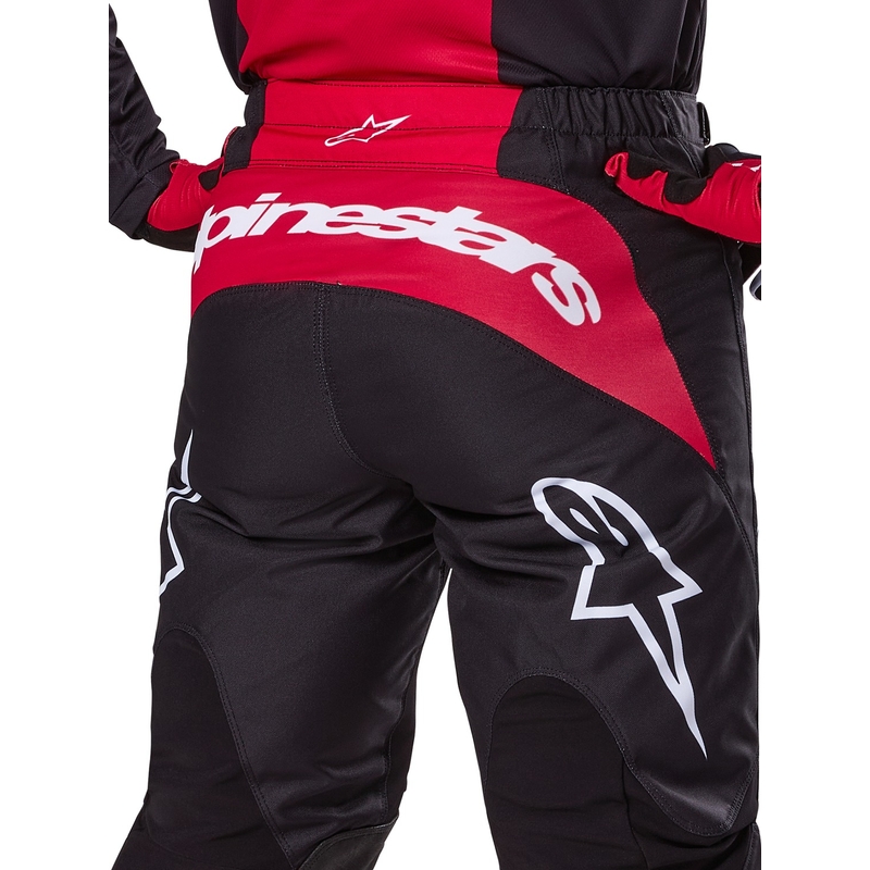 Alpinestars Fluid Haul Pantaloni da motocross bianchi e neri