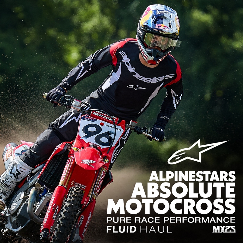 Alpinestars Fluid Haul Pantaloni da motocross bianchi e neri