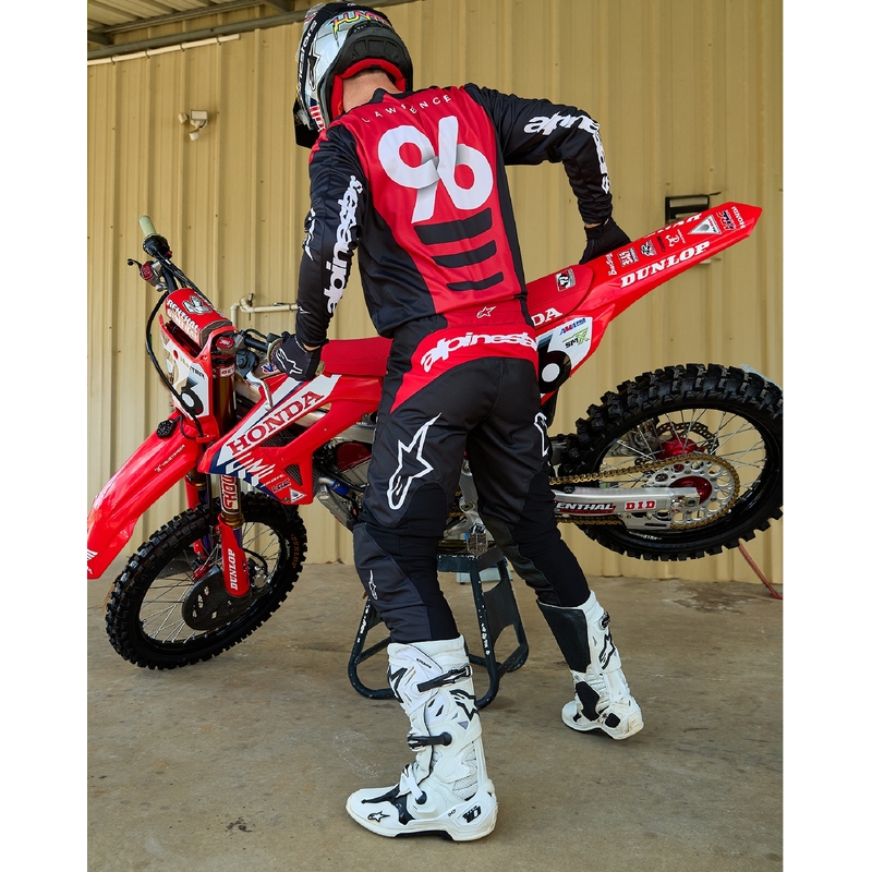 Alpinestars Fluid Haul Pantaloni da motocross bianchi e neri