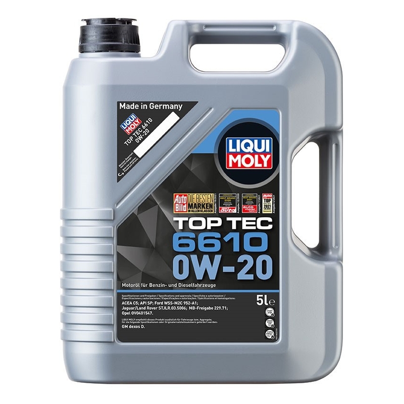 LIQUI MOLY Top Tec 6610 0W-20 Olio motore sintetico 5 l