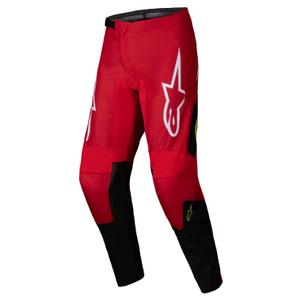 Alpinestars Pantaloni da motocross Fluid Haul Rosso e Nero