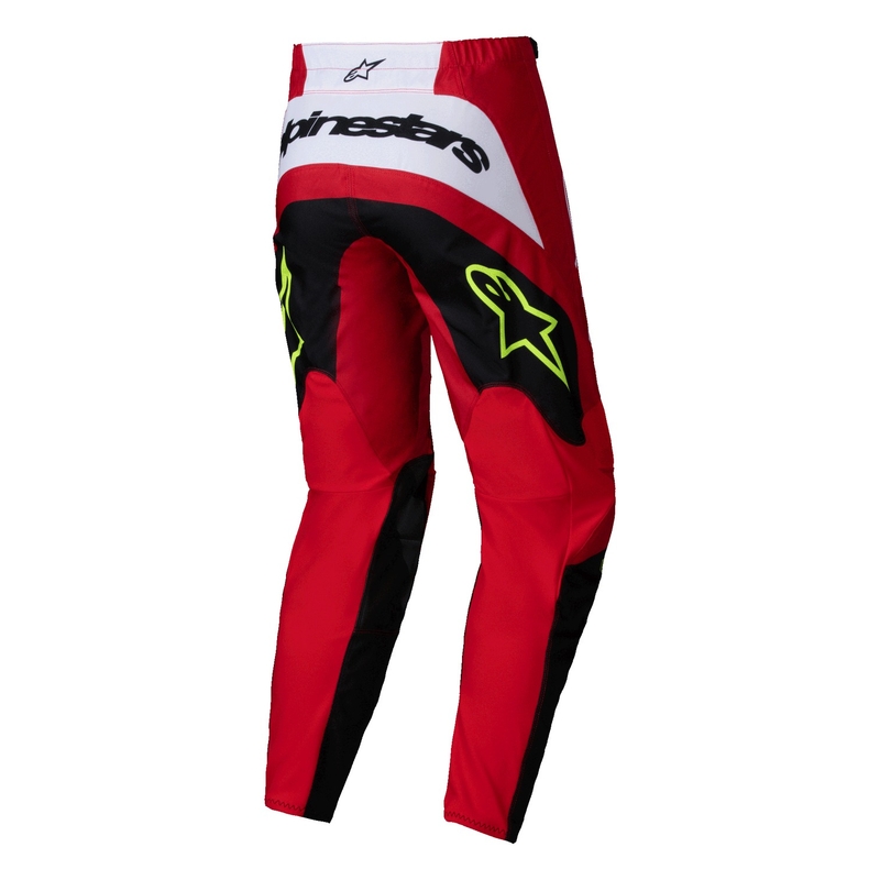 Alpinestars Pantaloni da motocross Fluid Haul Rosso e Nero