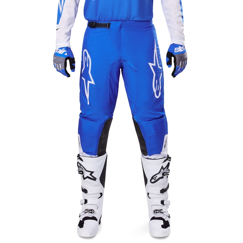 Alpinestars Fluid Haul Pantaloni da motocross blu e bianchi