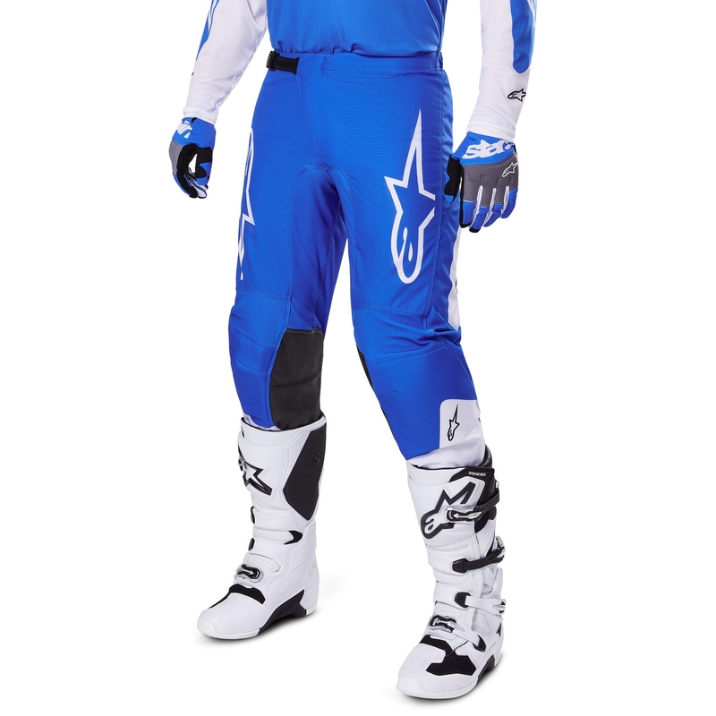 Alpinestars Fluid Haul Pantaloni da motocross blu e bianchi