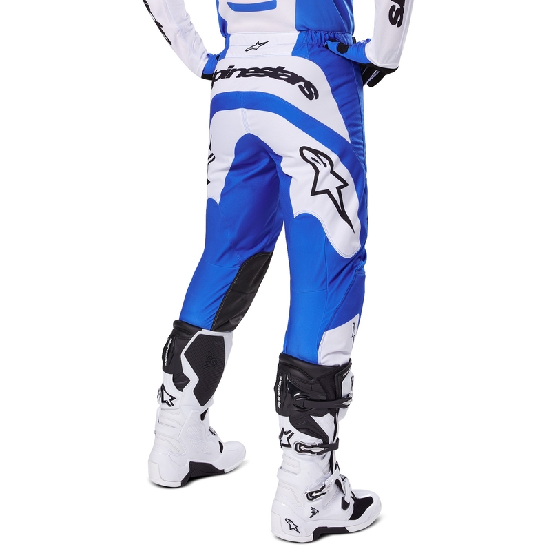 Alpinestars Fluid Haul Pantaloni da motocross blu e bianchi