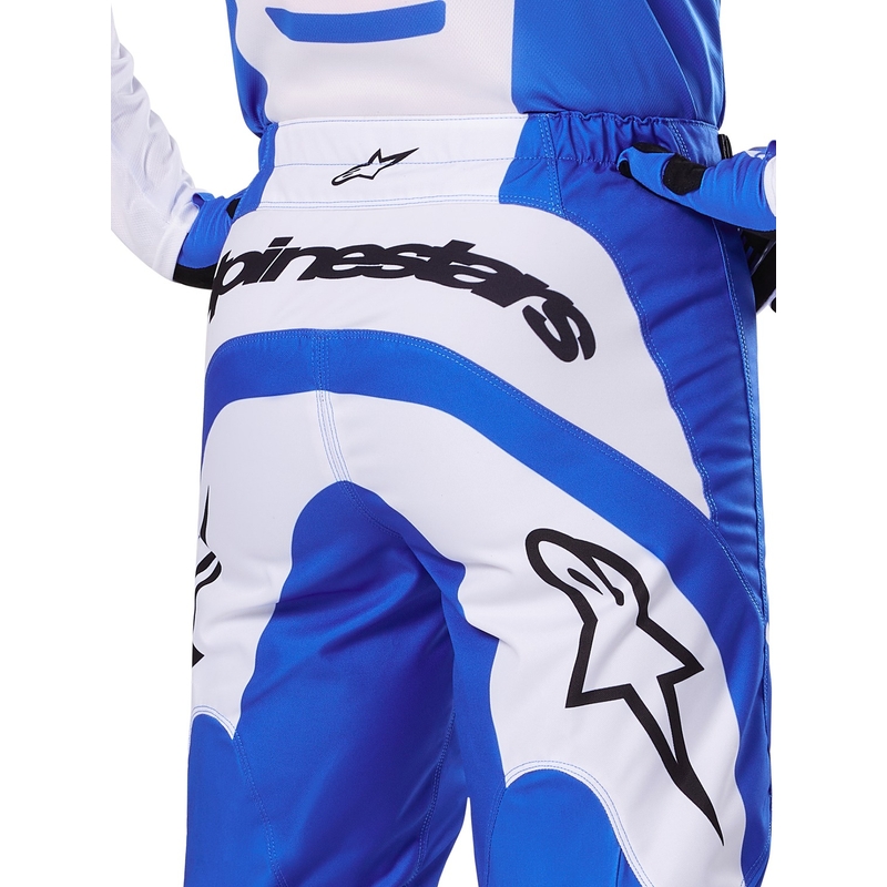 Alpinestars Fluid Haul Pantaloni da motocross blu e bianchi